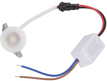 Lámparas Empotrables de Techo LED, Mini Lámpara Empotrada, Forma Redonda Profesional Focos Empotrables de Techo Luz Empotrada en el Suelo para Armarios Interiores, Vitrinas (Luz natural 4000K)