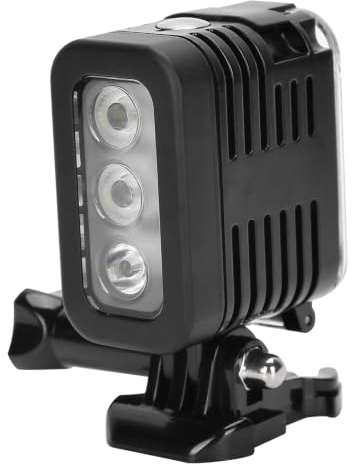 LED-videoljus, Undervattensficklampa, Kompakt Vattentät Dykfyllningsljus Under Vattnet för 4 Rörelsekamera med Tre Ljuslägen