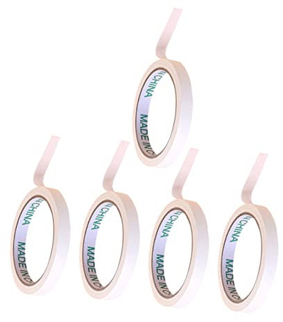 SOLUSTRE Ruban Adhésif De Masquage Pour Art 5 Rouleaux Ruban De Peinture Amovible Fournitures Pédagogiques Pour Créatifs Et Bricolage