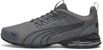 Puma Herren Voltaic Evo Cross Sneaker, Weites, Cooles Dunkelgrau-Puma-Schwarz, 10 Wide