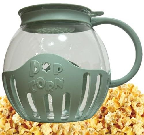 2.13L Máquina Para Hacer Palomitas Maíz, Jarra Palomitas De Maíz, Microondas, Palomitas Maíz, Cuenco Palomitas Microondas Tapa Y Asas, Cuenco Para Palomitas, Poppers Para Microondas