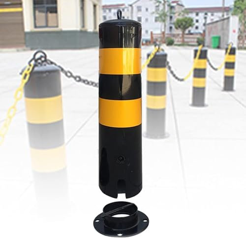 CVNIMV Barrières de sécurité pour parkings Bornes de stationnement Barrières de stationnement Amovibles pour Zones d'entretien des Voies publiques Poteau de barrière de sécurit