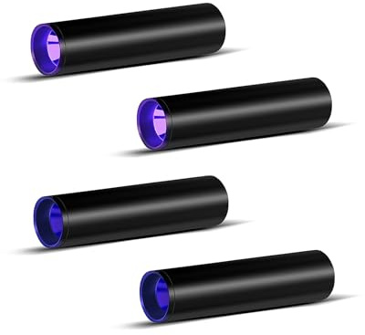 UV-ficklampa 365 nm & 395 nm, USB-uppladdningsbar svart ljus, mini LED UV-lampa