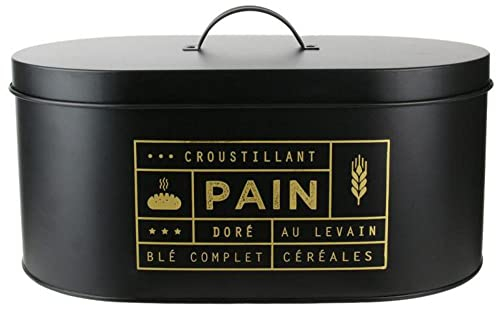 La recinto a bt6671 recinto Panificadora, Metal, Noir-doré, 34,5 x 20 x 18,5 cm