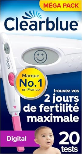 Clearblue Digital Ovulation Test, Helps You Design, Proven, 1 Digital Device and 20 Tests