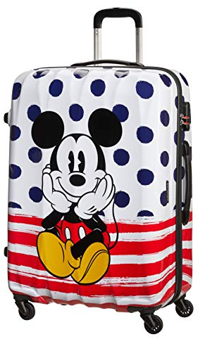 American Tourister Disney Legends - Spinner S, Children's Luggage, 55 cm, 36 L, Multicolored (Mikcey Blue Dots)