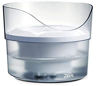 Bebedero Fuente Fresca y Transparente para Perros con Protector contra Salpicaduras Zeus Fresh & Clear, 1,5 l