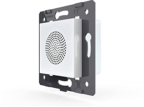 Luxus-Time Livolo Bluetooth Lautsprecher Einbaulautsprecher Box für Unterputz Modul Weiß VL-C7-LY-03-11