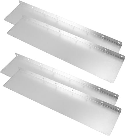 Angoily 4 Stück Dachrinnen Spritzschutz Aus Aluminium Wetterfest Regenableiter Für Hauswand Und Fassadenschutz Bei Starkregen