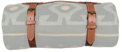 Sangle de Transport en Cuir pour Couverture - Support Réglable de Tapis pour Pique-nique, Camping, Festivals et Voyage