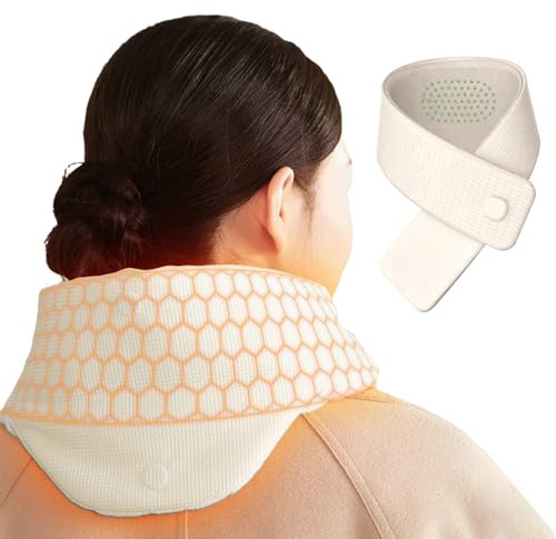 Elektrisk värmescarf för män justerbar 3 temperaturer | Uppvärmt malörtpannband för kvinnor, män, kallt väder, skidåkning, löpning, utomhus, jul, idé
