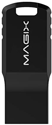 Magix Memoria Flash USB 2.0 de 64GB Starling, Velocidad de Lectura/Escritura 10/4 MBs (Black)