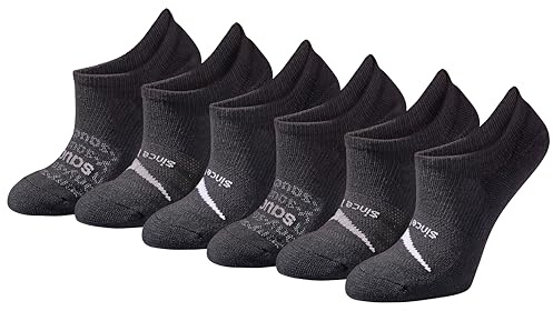 Saucony dam Rundry Performance Selective Cushion Socks, Available in S-l (6, 12 Pairs) Strumpor (6-pack)