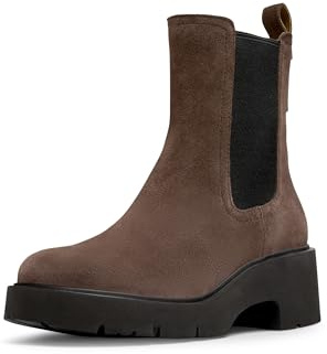 Camper Femme Milah K400575 Bottine Chelsea Marron foncé 018, 37 (EU)