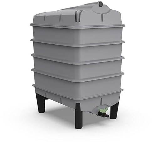 Tiger Wormery Wurmkomposter inkl. 250 g Würmer – entworfen und hergestellt in Großbritannien