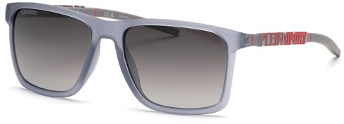 PHILIPP PLEIN SPORT Herren Skyblade Sonnenbrille, Grau (Transp.Grey), 59/16/145