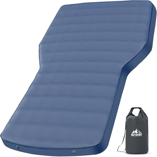 OUTSKIRT Camping Sleeping Pad for Tesla Model Y, 4 Thick Self Inflating Sleeping Mat, 9.5 R-Value Car Camping Pad, Camping Air Mattress Bed