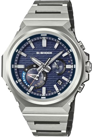 Casio Herren Chronograph Quarz Armbanduhr G-Shock G-Steel
