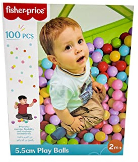 Fisher-Price Lot de 100 balles de jeu de 5,5 cm