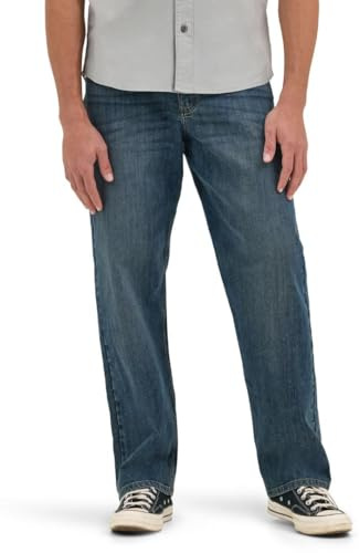 Wrangler Free-to-Stretch Relaxed Fit Jean Marine