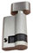 LITOSM Cylindre à Bouton Standard 45mm Porte de Porte Demi-Cylindre Poussoir Simple Ouverte avec poignée Verrouillage pour la Porte en Bois de Salle de Bain Cylindre De Serrure