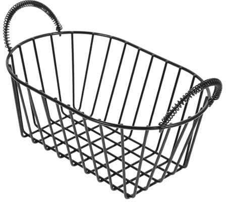Hohopeti Drahtkorb Aus Eisen Für Aufbewahrung Kleiner Korb Als Obstkorb Oder Organizer Wiederverwendbar Für Küche Oder Wohnzimmer