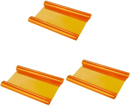 iplusmile 3 Stück 30 Tönungsfolie schutzfolien gelbes Zubehör Nebelscheinwerfer Tönungsvinylfolie Ohrstöpsel für Musik Autoaufkleber Rücklichttönung getönte Vinylfolie