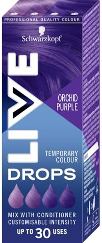 Schwarzkopf LIVE Drops Couleur temporaire Orchidée Violet 30 ml
