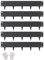 VEVOR Steel Landscape Edging, 5 Packs 39 x 5 in Rust-Resistant Metal Landscape Edging, Bendable Garden Edging Border, Heavy Duty Lawn Edging, Easy-to-Install, Flower Bed Yard Pathway Divider Black