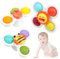 Baby Ventouse Chaise Haute Dès 18 Mois, 3PCS Bébé Jouets De Bain,Mignons Ventouses Rotatives Jouets,Bébé Jouets Cadeau ,D'éveil Jouet Bain Enfants Cadeau Enfant 1 an Fille et Garçon