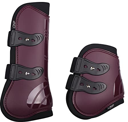 ARBO-INOX Gamaschen Set Schnellverschluss anatomisch geformt (Full WARMBLUT, Bordeaux)