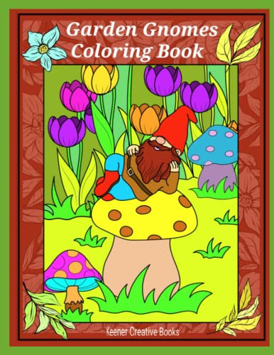 Garden Gnomes Coloring Book