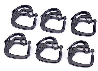 DOITOOL 50pcs Shade Net Hooks Holders Fasten Shade Net Hooks for Garden Supplies Greenhouse Accessories Plant Netting