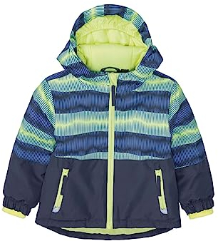 Generisch Lupilu Jungen Schneejacke Blau Gelb Skijacke Wasserabweisend (as3, numeric, numeric_110, numeric_116, regular)