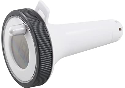 Funk Poolthermometer, Schwimmend Thermometer mit Digitaler Basisstation, Schwimmend Wasserthermometer, Reichweite bis zu 60M, Poolsensor für Schwimmbad, Whirlpool, Teich