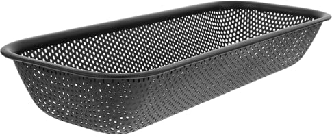 Luxshiny Mesh Cutlery Tray 12in Utensil Drawer Organizer Mesh Stainless Steel Flatware Drawer Organizer for Cutlery Spoons Cooking Utensils Gadgets(31X13CM）