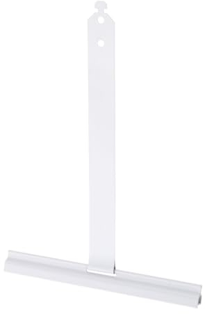 QUARKZMAN 1 Pcs Ressorts pour Volet Roulant Maxi Ressorts de Volet Roulant Aluminium Plastifié Blanc Deux Trous de Perçage Ressort de Fixation