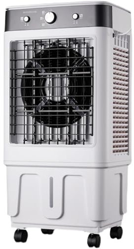 YCYRF Aria Condizionata Portatile con Serbatoio da 30 L, Rinfrescatore d'Aria 4 in 1, Oscillazione a 90°, 3 velocità, Climatizzatore Senza Finestre per Interni, Esterni e Garage, 92 cm