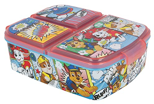 Stor | Paw Patrol Kids Children’s 3 Compartment Sandwich Lunch Box