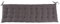 CB Home & Style Bankauflage Bankkissen 4 cm dick Sitzpolster Bank Gartenbank Auflage (140 x 40 cm, Anthrazit)
