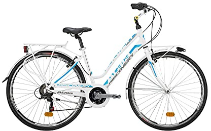 ATALA DISCOVERY S 21V LADY bicicletta da donna bici trekking 28'' city bike bianca