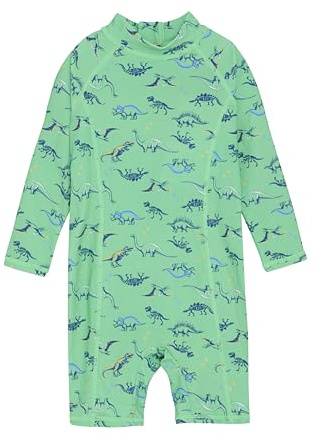CareTec Swim Suit L/S - Boys, Costume da Bagno Bambini e ragazzi, Verde (Absinthe Green), 104