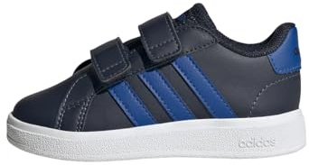 adidas Unisex Baby Grand Court Lifestyle Hook and Loop Shoes, Legend Ink/Royal Blue/Cloud White, 21 EU