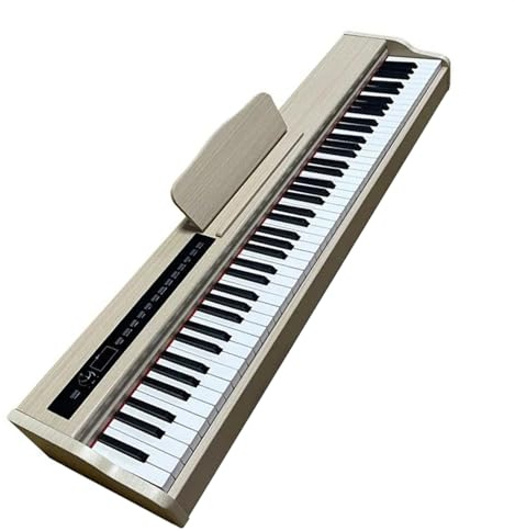 Elektronisk Tangentbord Viktade Tangenter Piano 88 Tangenter Digitalpiano Med 128 Toner 128 Rytm 128 Polyfoni Piano Keyboard för Nybörjare (Color : 01)