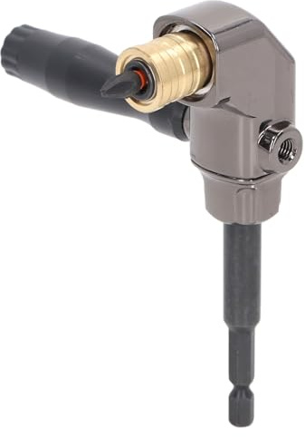 Diametro Attacco Trapano Ad Angolo Retto Punta Piegatrice per Punta in Acciaio Ad Angolo Cacciavite 90 Gradi per Maniglia in Lega di Vanadio Stile Acciaio Legato Vasca