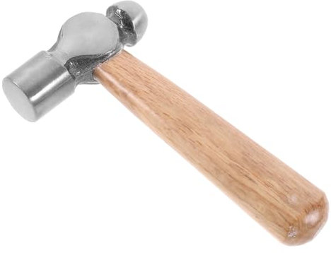 Cabilock Martillo De Carpintería Portátil Con Mango Ergonómico De Madera Cabeza Magnética De Acero Al Carbono Utensilio Resistente Para Clavar y Bricolaje Doméstico