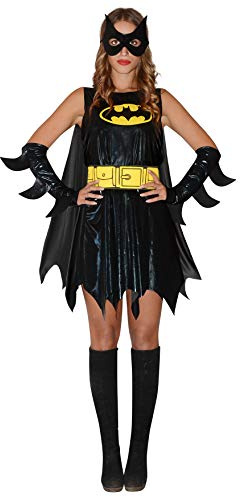 Ciao Damen Batgirl Costume Donna Originale Dc Comics kost m, Schwarz, S EU