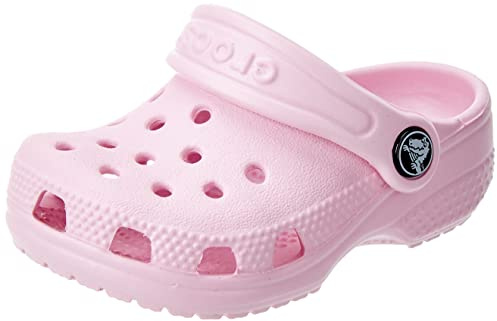 Crocs Unisex Kids Classic Clog K Clogs, Ballerina Pink, 4 UK