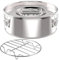 Povxlum Padella Flan, 2,3 Qt, flangia in acciaio con coperchio – Fan Maker, – Fan Maker, facile da usare, 21 x 21 x 9 cm