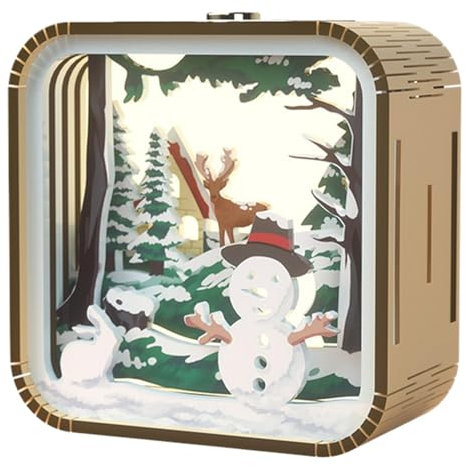 Nightlight, Cartoon Pattern Puzzle, Creative Craft Nightlight, Jigsaw Puzzle Nightlight, Puzzle Craft Model Kits, Cute Nightlight Decor, Lamp for Nightstand, Shelf, Table